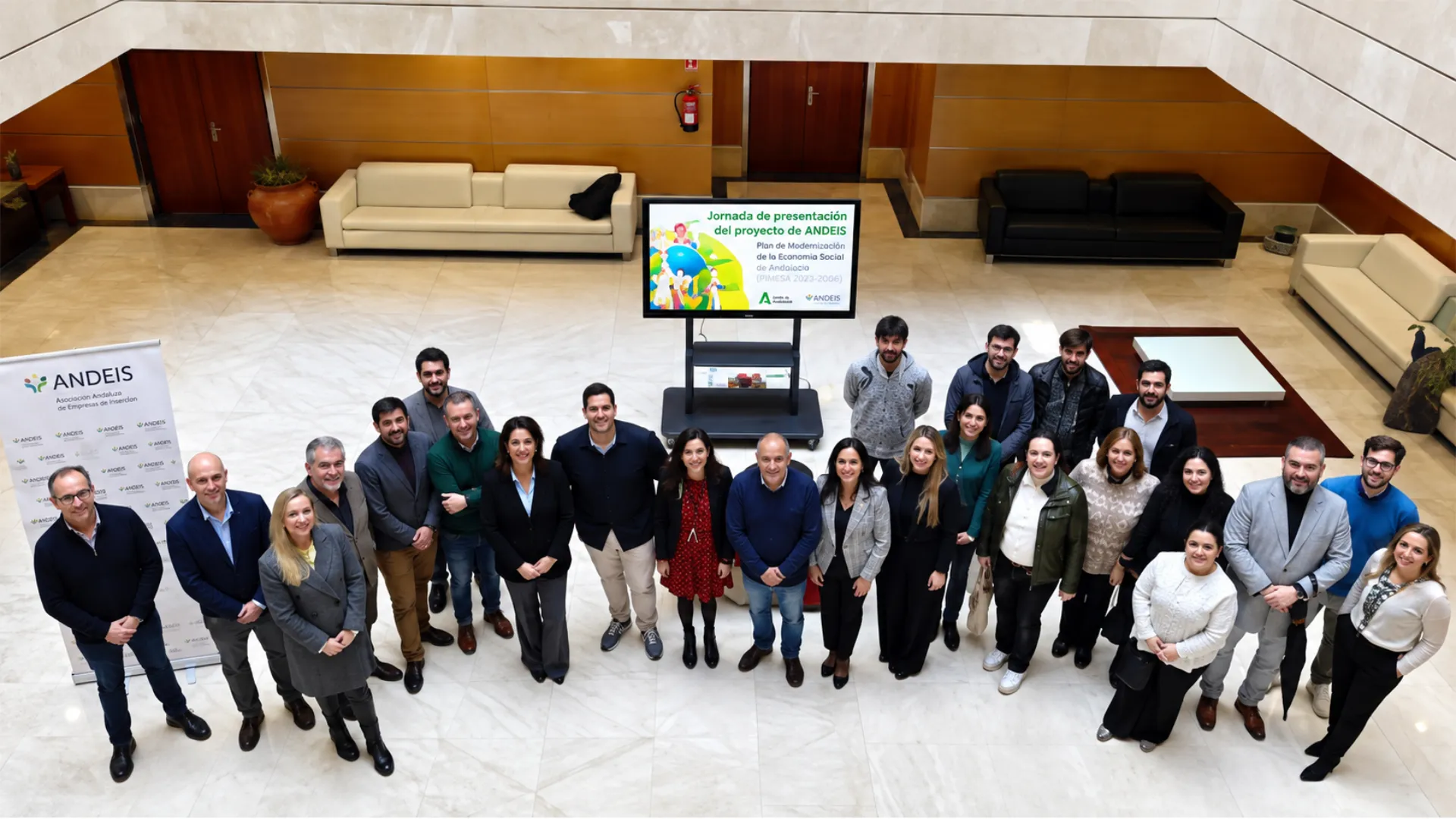 Acto de presentación del proyecto ANDEIS. Sevilla, 27 de enero de 2026. Imagen oficial de la Junta de Andalucía.